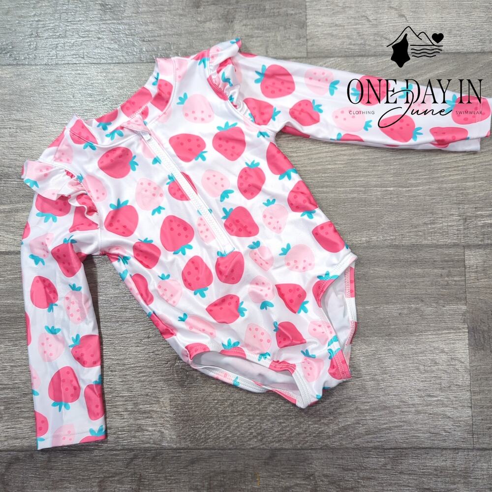 Gerber Long Sleeve One Piece Swimsuit Size 18 Mths